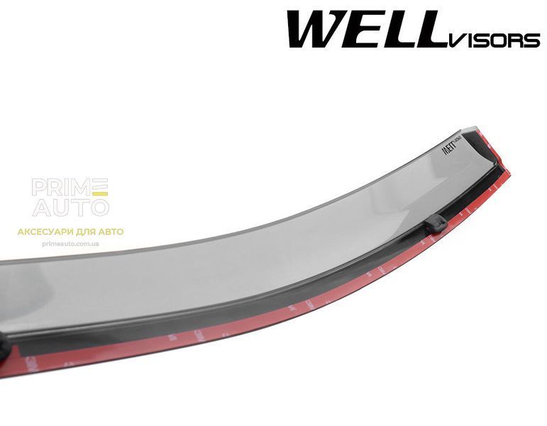 Дефлектори вікон к-т 4 шт з хромованим молдингом Subaru Legacy 2015 - 2019 Sedan Wellvisors 3-847SU014 3-847SU014 фото