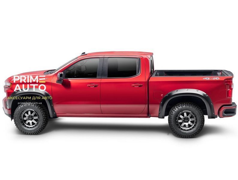 Розширювачі арок Chevrolet Silverado 1500 2022-2024 POCKET STYLE гладкі Bushwacker 40992-02 40992-02 фото