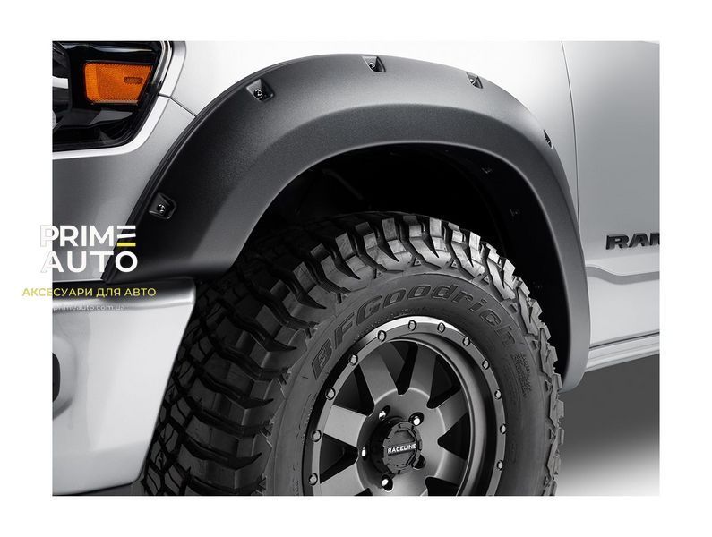 Розширювачі арок комплект 4 шт Ram 1500 Rebel 2019-2024 Pocket-style чорний Bushwacker 50936-02 50936-02 фото