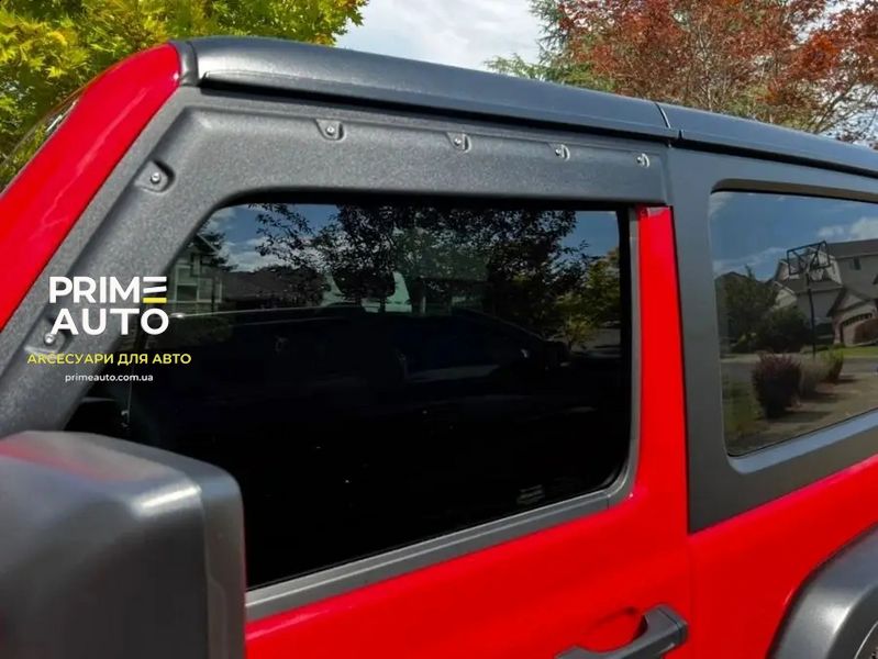 Дефлектори вікон к-т 2 шт Tough Guard Jeep Wrangler JK 2007-2018 2 Door TV7W07-2 TV7W07-2 фото