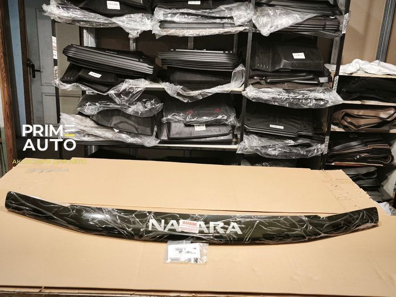 Дефлектор капота с надписью Nissan Navara 2010 - 2014 Nissan (Оригинал) EGR KE610-5X100 KE610-5X100 фото