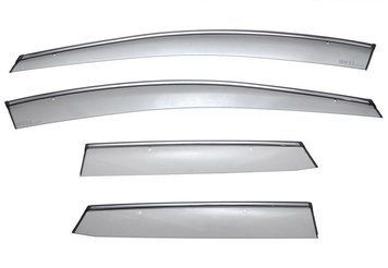 Дефлектори вікон к-т 4 шт з хромованим молдингом Mazda CX-7 2007 - 2012 Wellvisors 3-847MZ010 3-847MZ010 фото