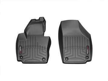 Килими автомобільні 3D Лайнери передні Volkswagen Golf 2004 - 2014 EUR чорний WeatherTech чорний 443931 фото