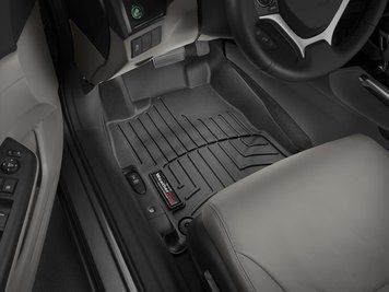 Коврики автомобильные 3D Лайнеры передние Honda Civic 2014 - 2015 черный WeatherTech 446311 446311 фото
