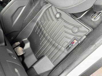 Килими автомобільні 3D Лайнери передні Dacia Duster 2018 - 2025 чорний WeatherTech 4414631 4414631 фото