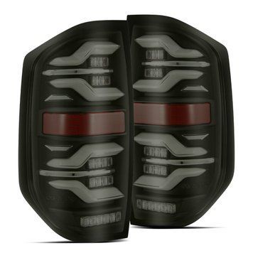 Задні ліхтарі Toyota Tundra 2014-2021 LED LUXX серія чорні AlphaRex 672040 672040 фото