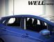 Дефлекторы окон к-т 4 шт с хромированным молдингом Honda Fit 2015 - 2020 Wellvisors 3-847HD004 3-847HD004 фото 8