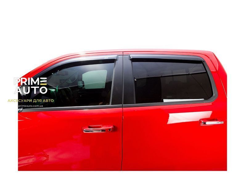 Дефлекторы окон клеящиеся темные Original к-т 4 шт Ram 1500 2019-2026 Crew Cab AVS 94806 94806 фото