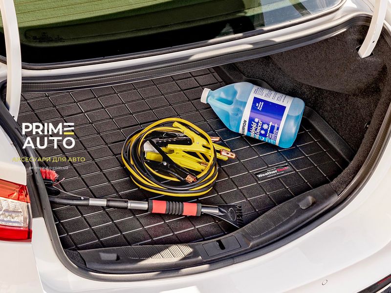 Килим для багажника чорний Mazda CX-9 2016 + WeatherTech 40904 40904 фото
