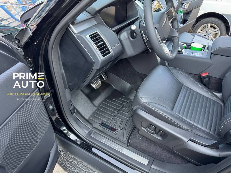 Коврики автомобильные 3D Лайнеры передние Land Rover Discovery 2017 - 2025 черный WeatherTech 444801 444801&hellip;_ фото
