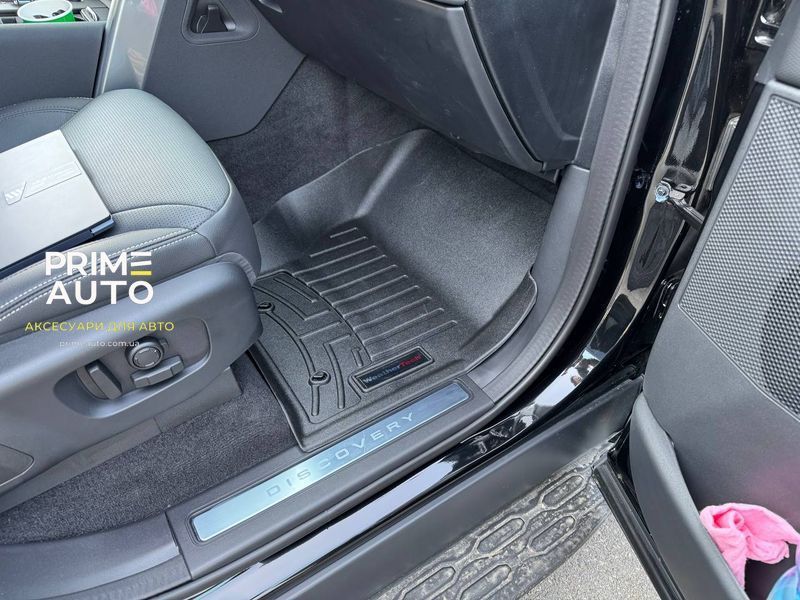 Коврики автомобильные 3D Лайнеры передние Land Rover Discovery 2017 - 2025 черный WeatherTech 444801 444801&hellip;_ фото