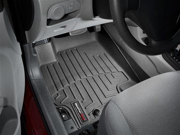Килими автомобільні 3D Лайнери передні Hyundai Accent 2006 - 2011 чорний WeatherTech 442501 442501 фото