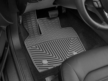 Килими гумові передні Lincoln MKZ 2017 - 2020 чорний WeatherTech W404 W404. фото