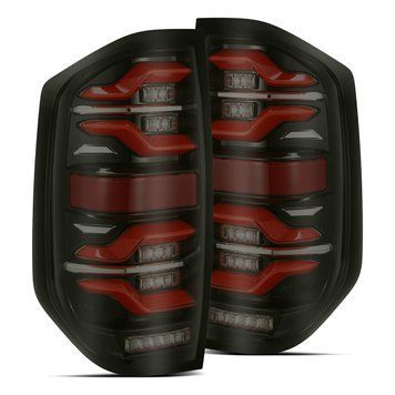 Задні ліхтарі Toyota Tundra 2014-2021 LED LUXX серія чорно-червоні AlphaRex 672050 672050 фото