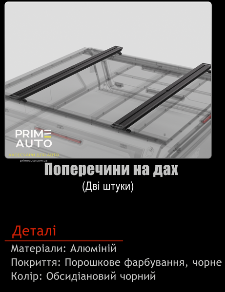 Поперечини на дах 2 шт. JUSN-DESIGN SP002005 SP002005 фото