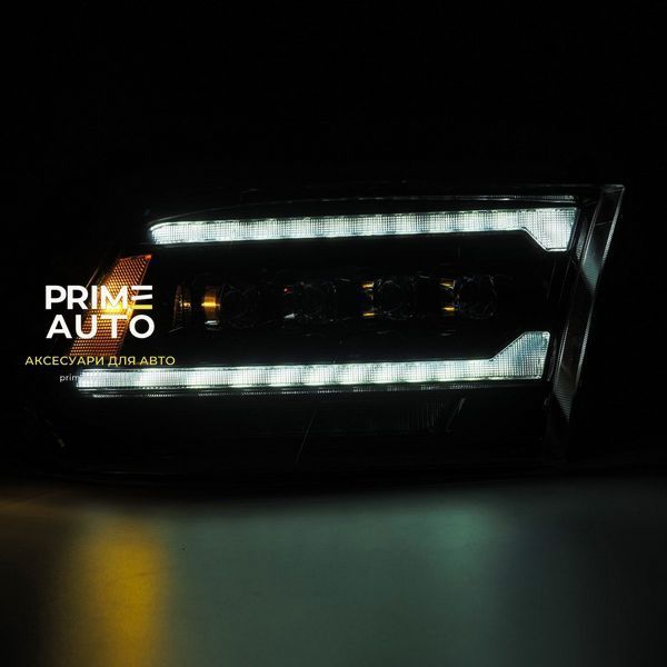 Передні фари RAM/Dodge Ram 1500 Classic 2009-2024 LED G2 Style NOVA серія колір Alpha-Black AlphaRex 880557 880557 фото