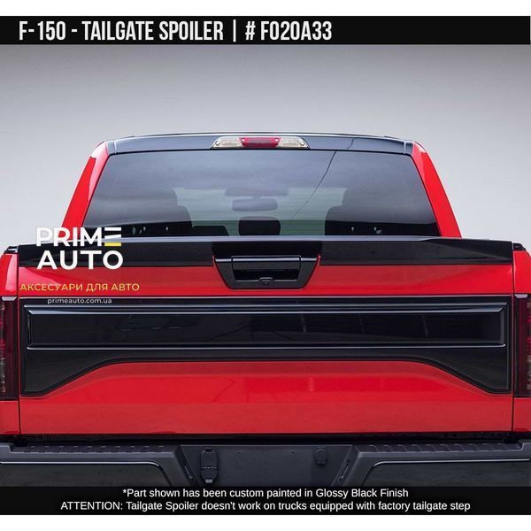 Спойлер на задний борт Ford F-150 2015-2020 черный AIR DESIGN FO20A33 FO20A33 фото