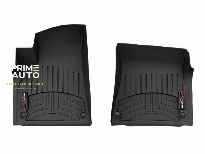 Килими автомобільні 3D Лайнери передні Rivian R1T 2022 - 2024 чорний WeatherTech 4417341 4417341. фото