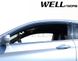Дефлектори вікон, передні, з хромованим молдингом Honda Accord 2013 - 2017 Coupe Wellvisors 3-847HD031 3-847HD031 фото 4