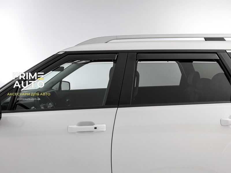 Дефлекторы окон вставные передние+задние Hyundai Palisade/Hybrid 2026 + глянец WeatherTech 821101IM 821101IM фото