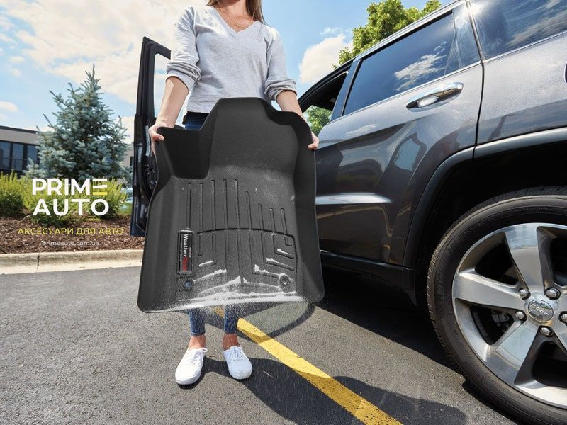 Килими автомобільні 3D Лайнери Передні Mazda CX-70/PHEV 2025 - 2026 чорний WeatherTech 4418131 4418131. фото