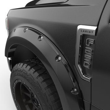Расширители арок Ford Super Duty 2017 - 2022 Bolt-On Style черный EGR 793914-G1 793914-G1 фото