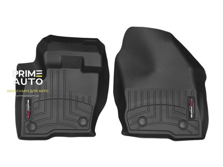 Коврики автомобильные 3D Лайнеры передние Renault Kadjar 2015 - 2022 EUR черный WeatherTech 449861 449861 фото