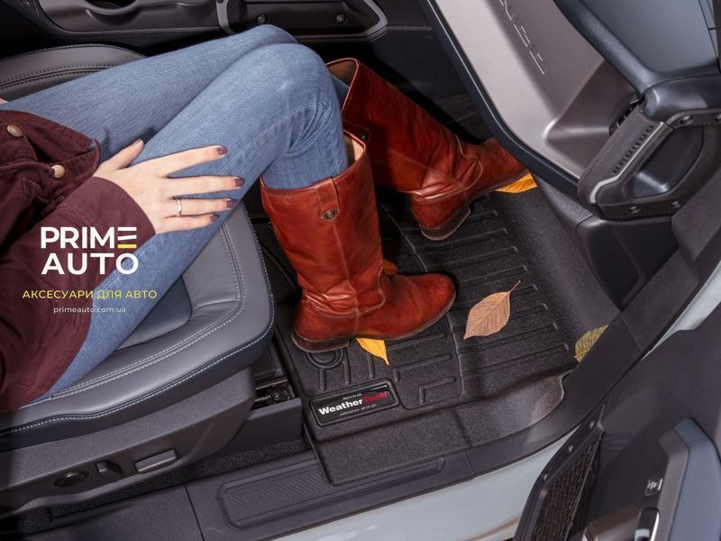 Коврики автомобильные 3D Лайнеры передние Audi A6/S6 Sportback e-tron 2025 черный WeatherTech 4419571 4419571 фото