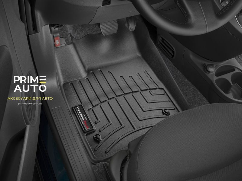 Коврики автомобильные 3D Лайнеры 2й ряд Dodge Challenger 2015 + черный WeatherTech 443862 443862. фото