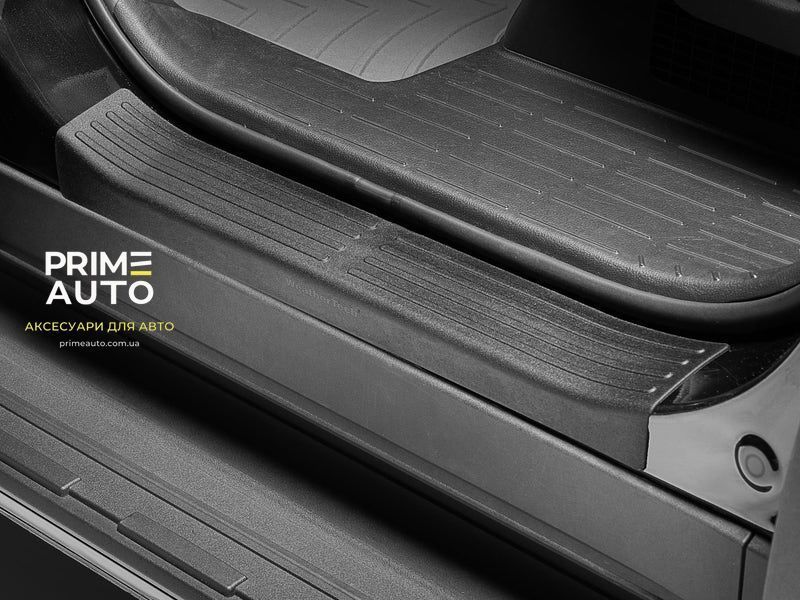 Накладки на пороги 4 шт Toyota Grand Highlander/Hybrid 2024 + WeatherTech ST114K1 ST114K1. фото