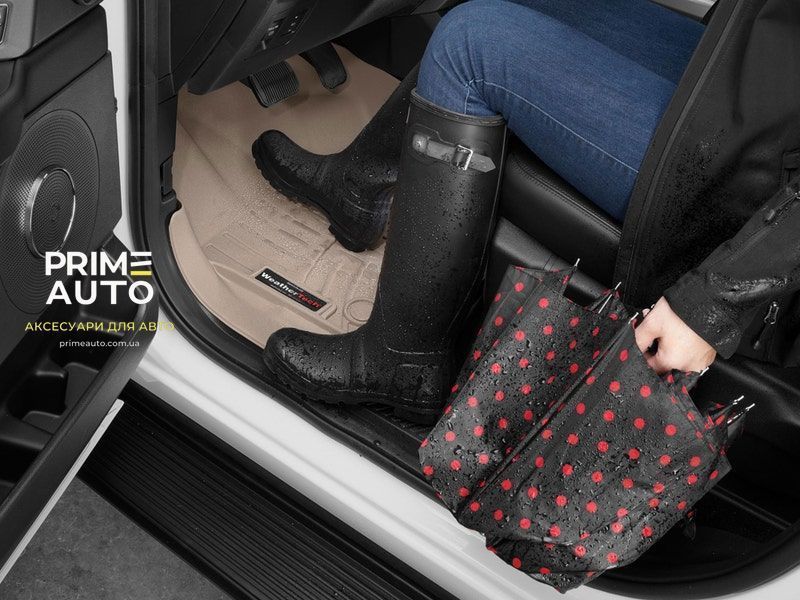 Коврики автомобильные 3D Лайнеры передние Chevrolet Silverado EV 2024-2026 черный WeatherTech 4419031 4419031 фото