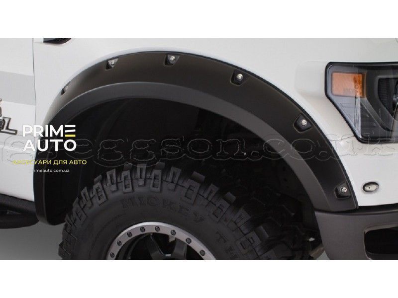 Розширювачі арок комплект 4 шт GMC Sierra 1500 2007-2013 Forge-style чорний Bushwacker 48109-08 48109-08 фото
