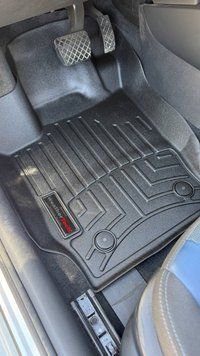Килими автомобільні 3D Лайнери передні Audi A1 2010 - 2018 EUR чорний WeatherTech 444351 444351_ фото