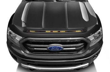 Дефлектор капоту Aeroskin Ford Ranger USA 2021 - 2023 чорно-чорний AVS 753166-G1 753166-G1 фото