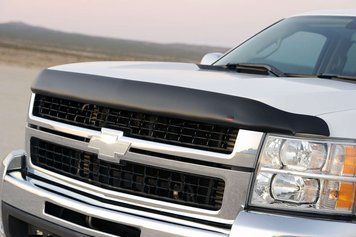 Дефлектор капоту Chevrolet Silverado 1500 2014 - 2015 темний матовий EGR 301575 301575 фото
