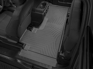 Килими автомобільні 3D Лайнери 2й ряд Ford F-250;F-350;F-450;F-550 2024 чорний WeatherTech 446973 446973.. фото