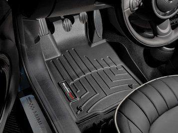 Килими автомобільні 3D Лайнери передні Mini Paceman 2011 - 2016 чорний WeatherTech 443551 443551. фото