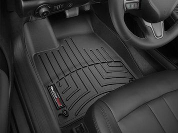 Коврики автомобильные 3D Лайнеры передние Chrysler 200 2015 + черный WeatherTech 446891 446891 фото