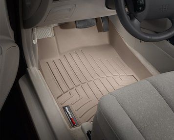Килими автомобільні 3D Лайнери передні Hyundai Sonata 2007 - 2010 бежевий WeatherTech 451601 451601 фото