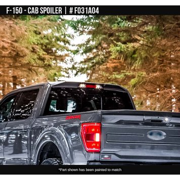 Спойлер кабіни Ford F-150 2021-2024 чорний AIR DESIGN FO31A04 FO31A04 фото