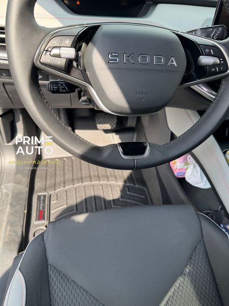 Коврики автомобильные 3D Лайнеры передние Volkswagen ID4 2023 - 2025 черный WeatherTech 4416371 4416371 фото