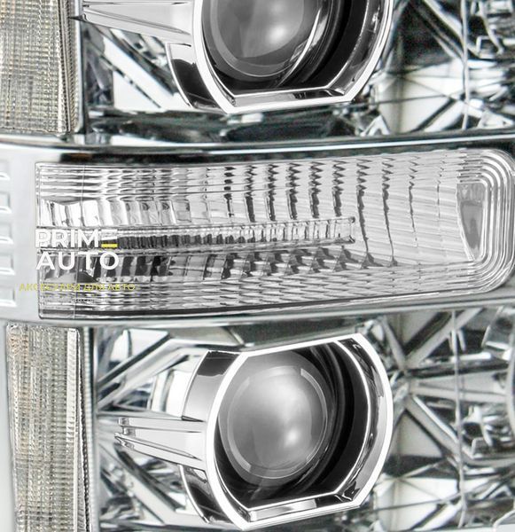Передние фары Ford Super Duty 2011-2016 PRO серия хром AlphaRex 880141 880141 фото