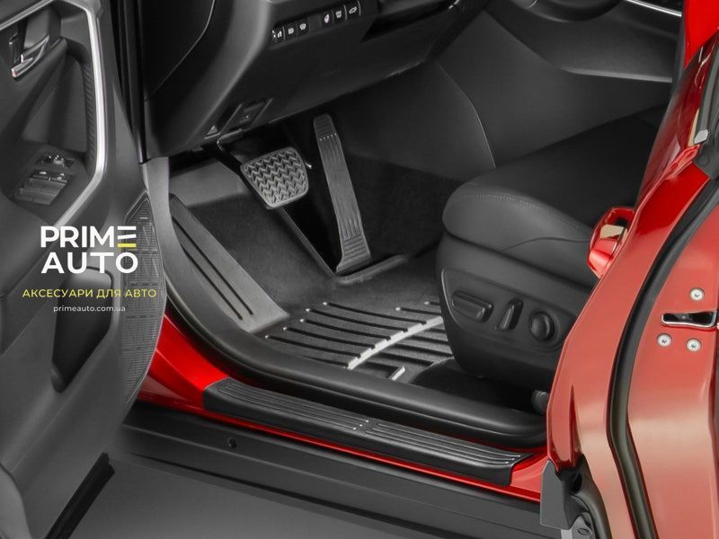 Накладки на пороги 4штуки Toyota RAV4/Plug-In /Hybrid 2019 - 2026 чорний WeatherTech ST001K1 ST001K1 фото