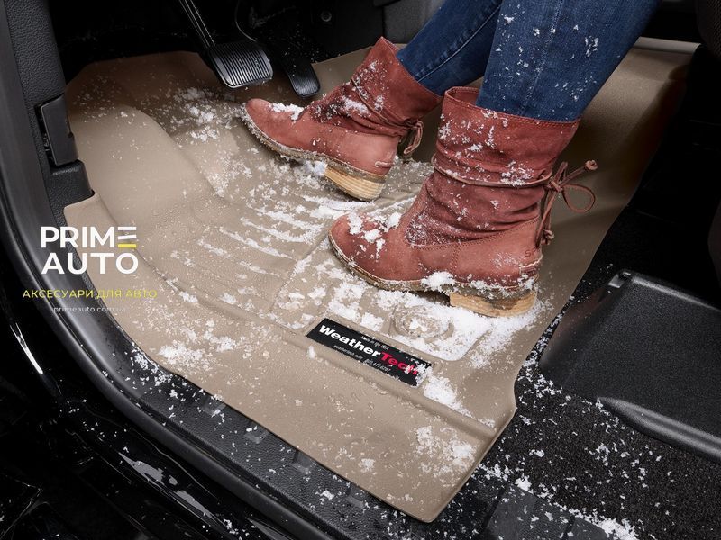 Коврики автомобильные 3D Лайнеры передние Volkswagen ID4 2023 - 2025 черный WeatherTech 4416371 4416371 фото