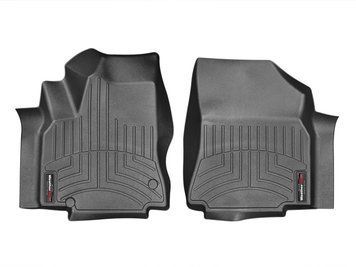 Килими автомобільні 3D Лайнери передні Peugeot Partner 2008 - 2018 чорний WeatherTech 445721 445721. фото