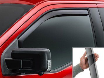 Дефлектори вікон вставні 2 шт Chevrolet Silverado 2500HD 2020-2026 темний глянцевий WeatherTech 801082IM 801082IM фото