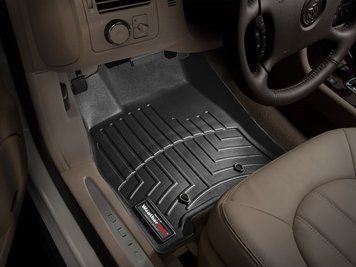 Килими автомобільні 3D Лайнери передні Buick Lucerne 2006 - 2011 чорний WeatherTech 443081 443081 фото