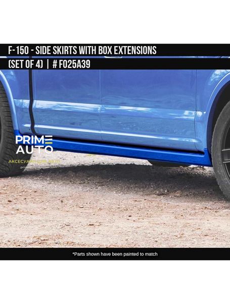Боковые юбки Ford F-150 2018-2020 черный AIR DESIGN FO25A39 FO25A39 фото