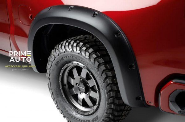 Розширювачі арок комплект 4 шт Chevrolet Silverado 1500 2014-2015 Forge-style чорний Bushwacker 48113-08 48113-08 фото