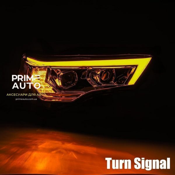 Передние фары Toyota 4Runner 2014-2021 PRO серия хром AlphaRex 880731 880731 фото